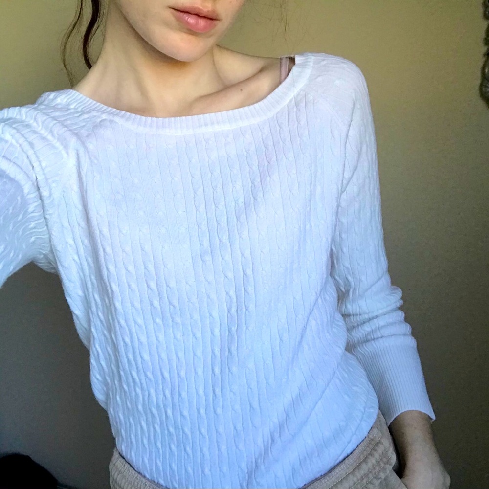Vintage White Sweater